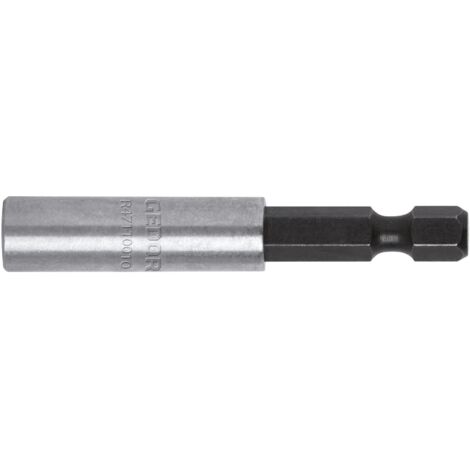 Gedore - Porta punte con magnete, lunghezza 75 mm, colore: Rosso