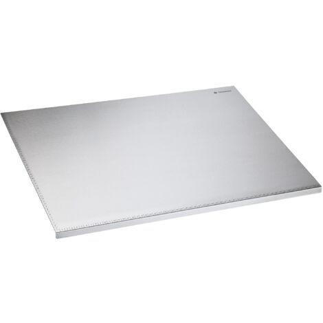 Zassenhaus Piano di lavoro da cucina in acciaio inox, 60 x 50 cm, con pratico bordo scalato in cm, bordo di arresto per lavori sicuri
