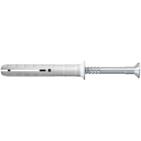Tassello a percussione edm NS nylon grigio 6 mm 40 mm