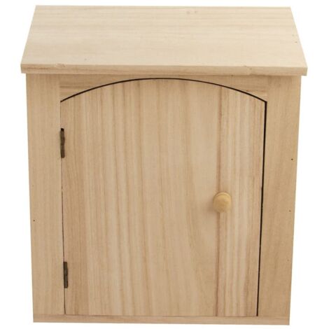 Rayher 62406000 legno scatola portachiavi FSC Mix Credit, 18 x 5 x 22 cm