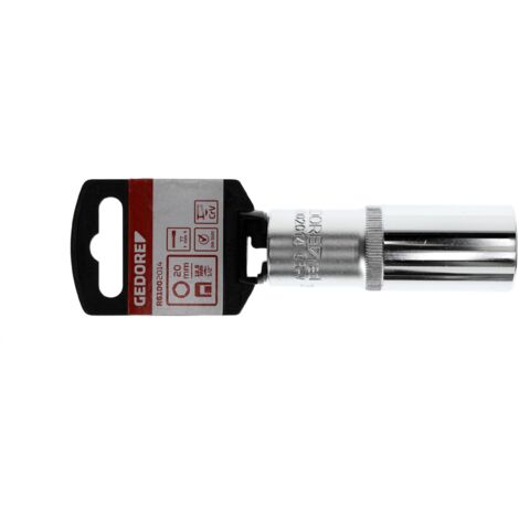 R61002014 Inserto per chiave a bussola 1/2" 6 facce 20 mm Lunghezza 77 mm (1/4)