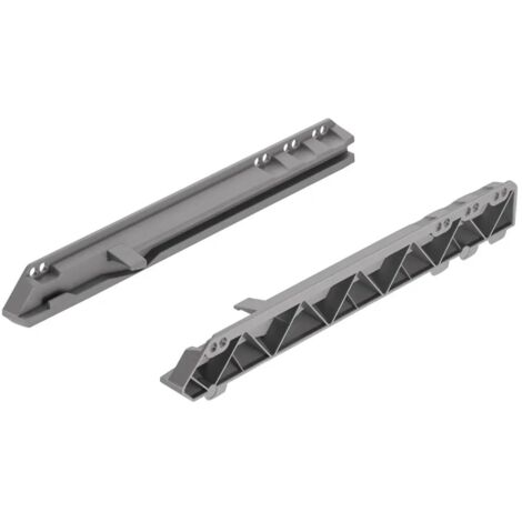 cyclingcolors 2x Guide per Cassetti scivolo a cestello mobili cucina binario scorrevole Cassettiera plastica grigio Mensola sospesa
