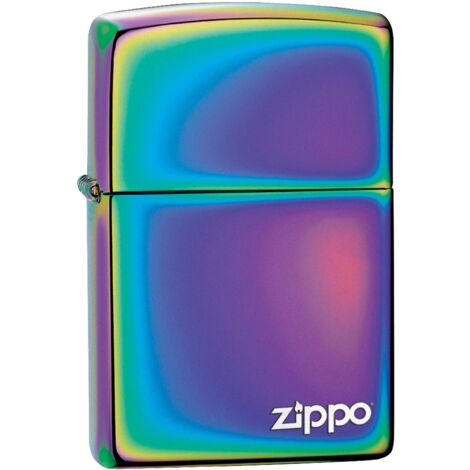 Accendino Zippo® Classic Multi Color con Logo Zippo 151ZL, Accendino Antivento Ricaricabile Zippo, Realizzato in Metallo con Caratteristico "click" Zippo, Multicolor, Made in USA, Ottima Idea Regalo