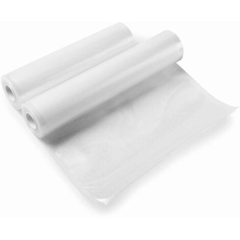Lacor 69462-2 rotoli Sacchetti sottovuoto Liscio 22x5-28x5 m, 28cmx5m / 22cmx5m (105 micron)