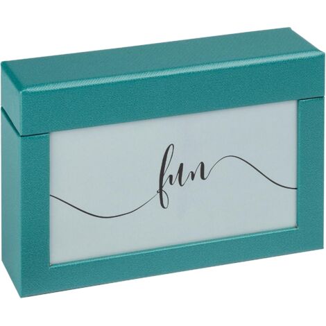 Walther Design Boîte De Rangement Photos 10x15 Cm - Boîte Photo Fun Noir FB-116-B Pour 100 Photos