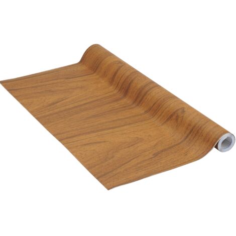 Venilia Pellicola Adesiva Perfect Fix, Effetto Legno Noce francese, 67,5cm x 2m, Spessore 150μ, Pellicola autoadesiva per mobili o cucina, carta da parati, PVC senza ftalati, Prodotto in UE