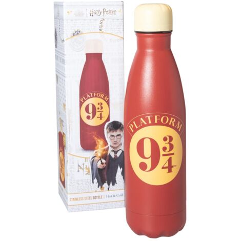 Grupo Erik: Bottiglia Termica Harry Potter Binario 9 E 3/4 500 Ml Borraccia Termica A Doppia Parete In Acciaio Inox Chiusura Ermetica E Bpa Free Harry Potter Gadget 90255531