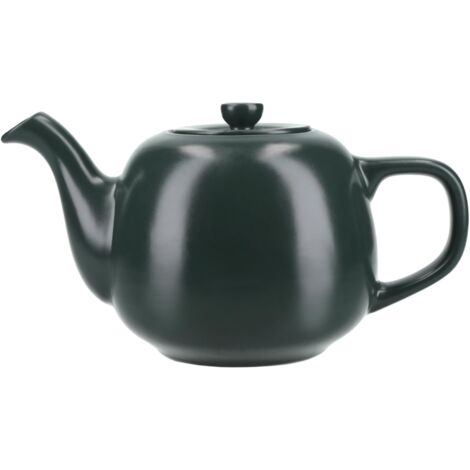 La Cafetière, Teiera classica con comodo manico e beccuccio antigoccia, da 2 tazze, adatta per tè in bustine, tradizionale, facile da pulire, lavabile in lavastoviglie, 650 ml, verde (1/4)