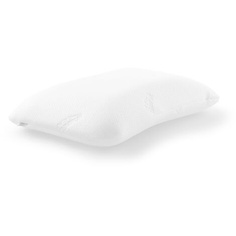 Tempur Symphony - Cuscino ergonomico per dormire sulla schiena e sul fianco, in memory foam, misura S (63 x 43 x 11 cm)