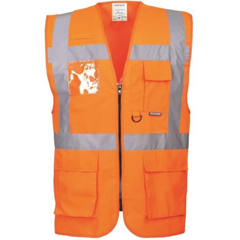 Portwest S476 Gilet Executive Berlino, Arancione, XS
