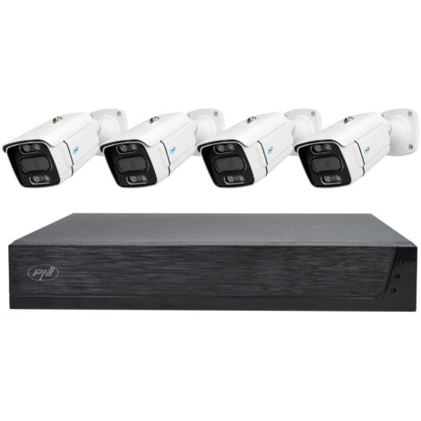 Kit videosorveglianza PNI House IPMAX POE 3LR, NVR con 4 porte POE e 10 in rete (1/5)