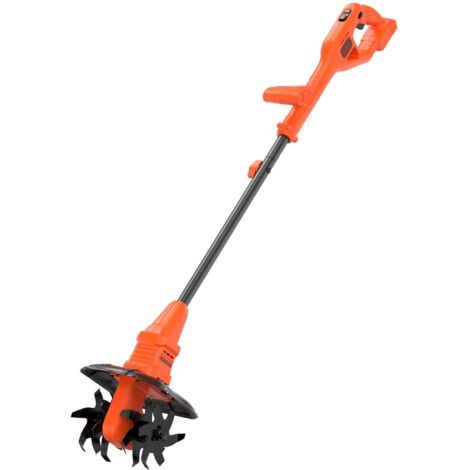 BLACK+DECKER ELETTROZAPPA 18V UNITA' SENZA BATTERIA E CARICABATTERIE, LEGGERO ED ERGONOMICO, 4 LAME A 6 DENTI DIAM.16CM IN ACCIAIO, 2 VELOCITA', PROFONDITA' DI LAVORO FINO A 16,5CM. BETL18B-XJ (1/3)