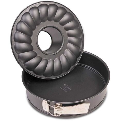 Dr. Oetker Tradition Tortiera apribile 2 Fondi, Acciaio, Nero, 26 cm (1/5)