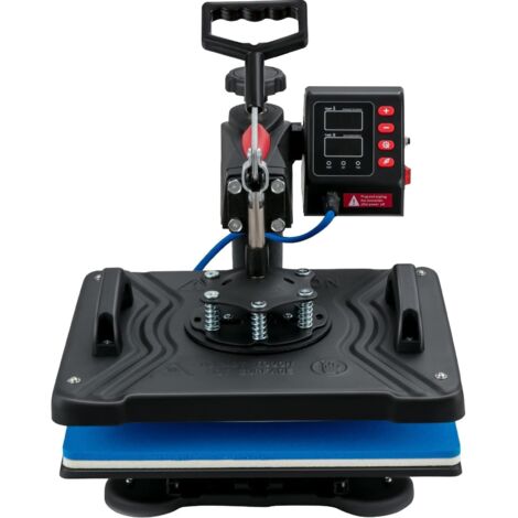 VEVOR Pressa a Caldo 5 in 1 da 1250 W, Termopressa per Sublimazione Piastra da 29 x 38 cm, Uso per Magliette, Federe, Cappelli, Tazze, Custodie per cellulari, Collari per Animali, Piatti in Ceramica