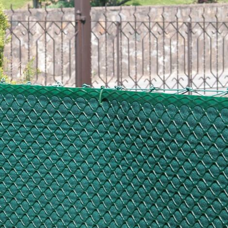 TENAX Bermuda Malla Protectora 1,00x25m Verde, Cercado Y Ocultación Para Terrazas, Balcones Y Jardines, Cortaviento Y Valla De Privacidad