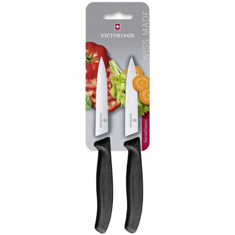 Victorinox SwissClassic 6.7863 Coltello per salsiccia/formaggio, nero