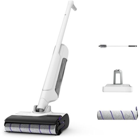 Rowenta X-Clean 10, Lavapavimenti Senza Fili, Autonomia 60', Tecnologia Smart, Assistente Vocale, Autopulizia e Asciugatura, Doppio Serbatoio Solido/Liquido, Tutti i Pavimenti, Pulizia Bordi, GZ7540