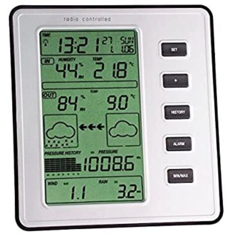 TFA-Dostmann 35.1077 stazione meteorologica digitale Argento