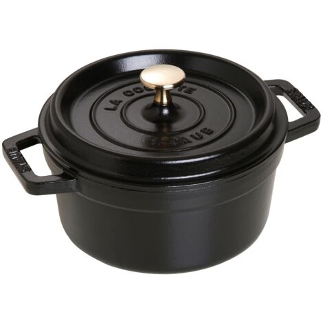 Staub Casseruola Rotonda, Nero, 20 cm (1/4)