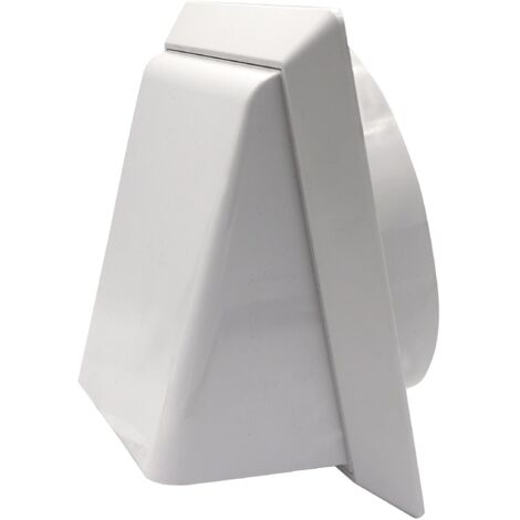 La Ventilazione CP19150RB Cappetta antivento con rete antinsetto, per tubi ø 150 mm, bianca (1/4)