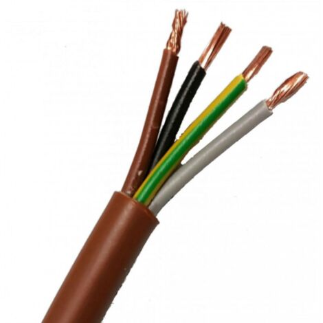 Electraline 16015 Cavo Matassa FS18 4G1,5 10MT Marrone