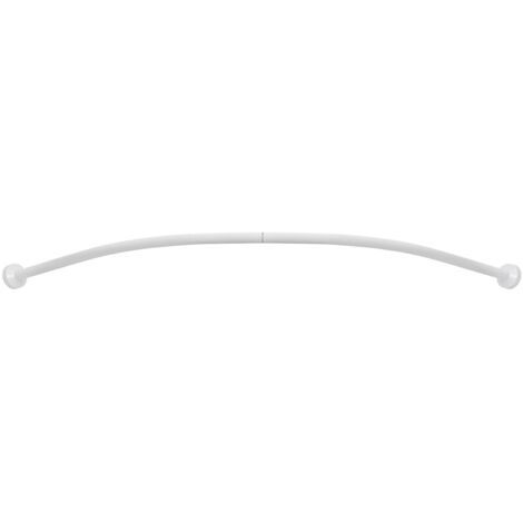 GEDY  Asta Doccia Semicircolare in Alluminio Anodizzato, Dimensioni 6,2 x 87,1 x 87,1 cm e Peso 0,335 kg (1/4)