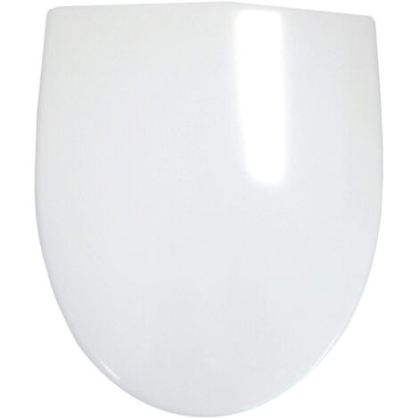 Ideal Standard - Ala, Copriwater compatibile avvolgente a chiusura rallentata, Copri wc forma a D, Bianco (1/5)