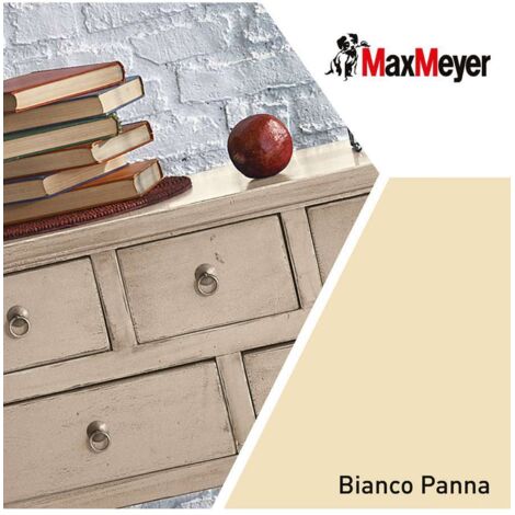 MaxMeyer Smalto Opaco all'acqua Poliuretanico Panna 0,125 l
