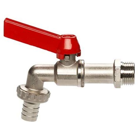 Gardena Valvola di scarico a sfera: valvola di scarico per interni ed esterni, filettatura 26,5 mm (G 3/4 pollice), per tubi flessibili da 13 mm (1/2 pollice) (7332)