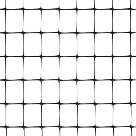 Tenax Aviary 2,00x10 m Nero, Recinzione in plastica, Rete da Recinzione, Recinti per Animali Domestici e da Cortile, Recinzioni Agricole, Rete Anti-Talpa (1/4)