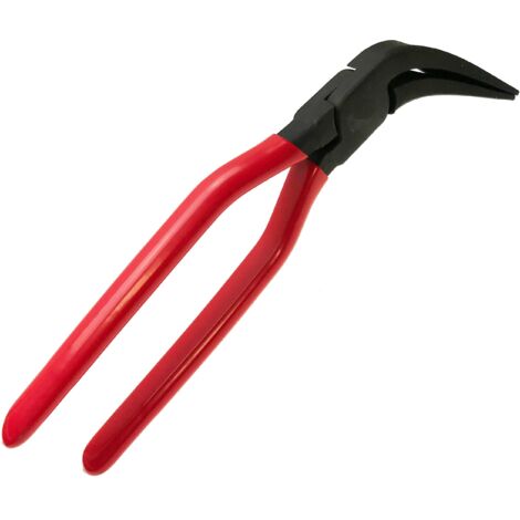 Pinza piega-lamiera con angolo di 45° e lunghezza da 280 mm, perfetta come attrezzo per idraulici e copritetti (1/5)