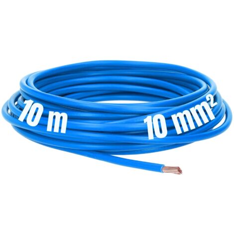 10 m Lapp 4520025 H07V-K 10 mm² Blu I Cavo di cablaggio I Conduttore I Singolo in PVC I Filo 10 mm2 I Cablaggio (1/5)