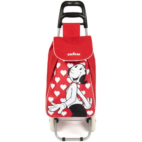 Excelsa Olivia Carrello Porta Spesa, Capacità 38 L, Sacca Rimovibile, Idrorepellente (1/3)