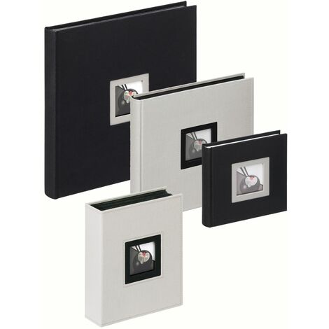 Walther, Black & White, Album Fotografico, FA-217-B, 30x30 cm, 50 Pagine  Nere, Nero