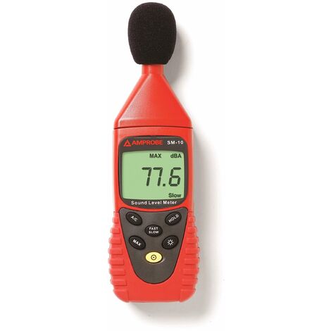 Misuratore di livelli sonori ad alta precisione con display LCD chiaro