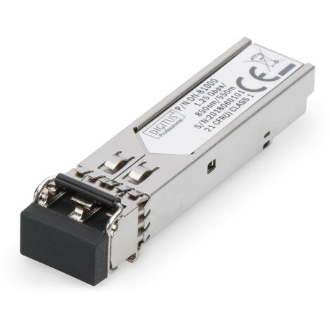 Digitus mini GBIC (SFP) Module - network transceiver modules (SFP, LC, IEEE 802.3z, Multi-mode, 50/125, SX) (1/5)