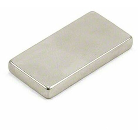 Magnete Neodimio Di Grado N52 Ultra Elevato Per Ingegneria, Produzione E Fai -Da -Te - 40mm x 20mm x 5mm Di Spessore - 15,1kg