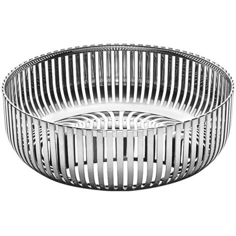 Alessi PCH02/15 - Cestino da Cucina Traforato di Design, in Acciaio Inossidabile 18/10 Lucido, 15 cm (1/5)