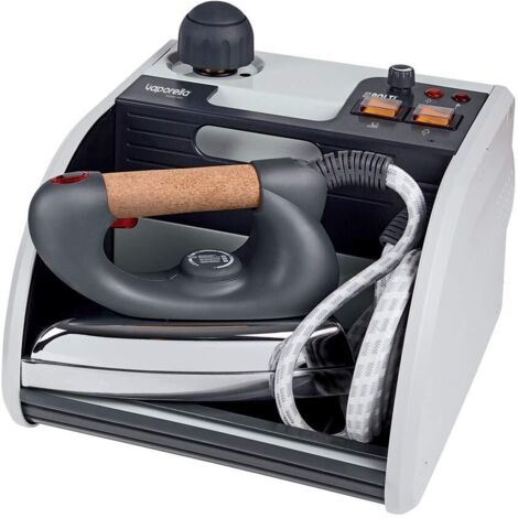 Polti Vaporella Super Pro. Potenza ferro: 750 W, Materiale piastra: Alluminio, Pressione massima vapore: 3 bar. Larghezza: 290 mm, Profondità: 340 mm, Altezza: 240 mm. Larghezza imballo:... - FI000081