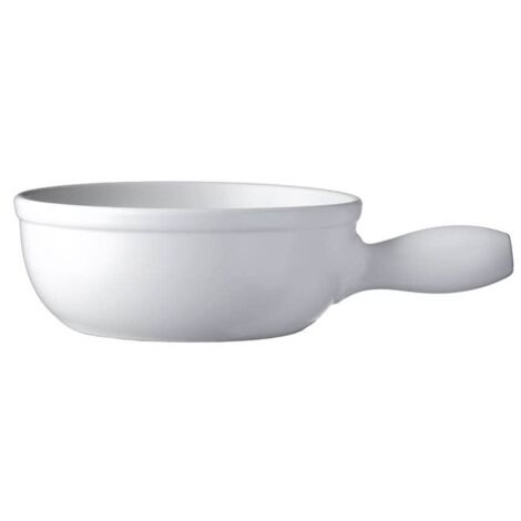 Set Fonduta Rominox In Ceramica - Con 4 Pikser, Bianco, Per Cioccolato E Formaggio - Foto 2