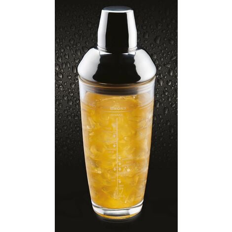Boston set shaker per cocktail in acciaio inossidabile con vetro