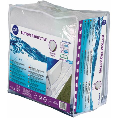 Gre MPROV500 - Tappeto in poliestere per piscina ovale 500x300