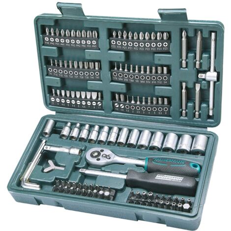 Mannesmann - M29166 - Set chiavi a tubo e inserti 130 pz.