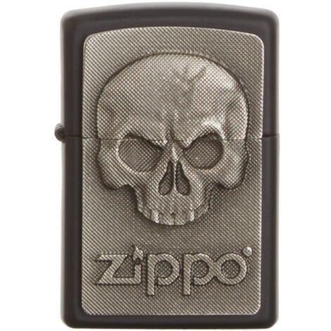 Zippo Accendino Clown Joker 48914 Collezionabile Metallo Nero Taglia Unica