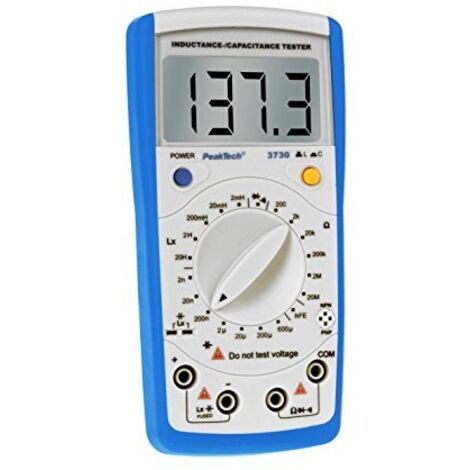 Peak Tech LCR misuratore di induttanza 20H Capacità 200f Resistenza 20 m, 1 pezzi, P 3730 (1/3)