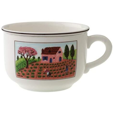 Villeroy & Boch Design Naif Tazza, 420 ml, Altezza: 7.3 cm, Porcellana Premium, Multicolore (1/4)