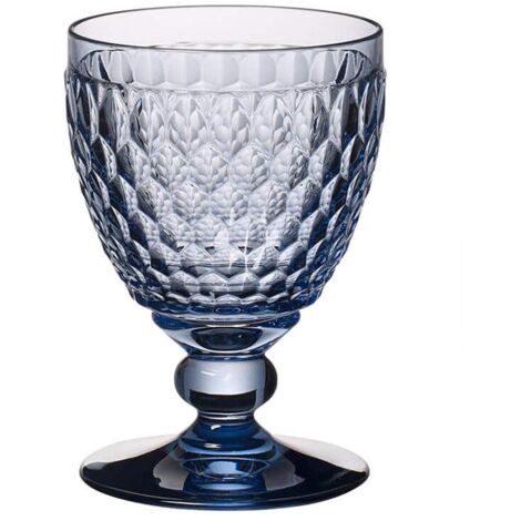 Villeroy & Boch Boston Coloured Bicchiere da Vino Rosso, 310 ml, Vetro Cristallo, Blu, 1 unità (Confezione da 1)