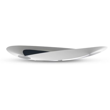 Alessi ABI05 Octave Cestino per Pane e Grissini, Acciaio Inossidabile 18/10, Lucido, Taglia Unica (1/5)