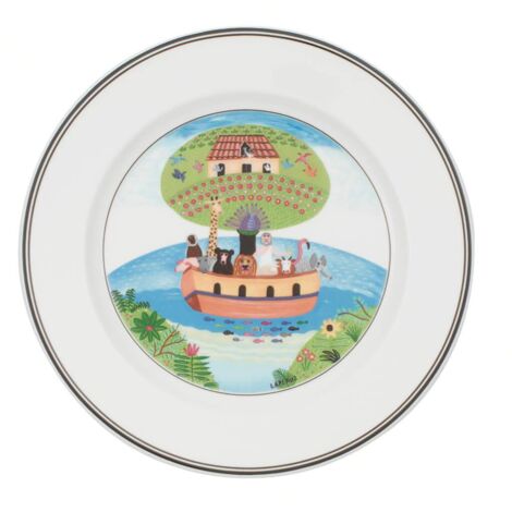 Villeroy & Boch Design Naif Piatto da Dessert Arca di Noè, Porcellana, 21 cm (1/3)