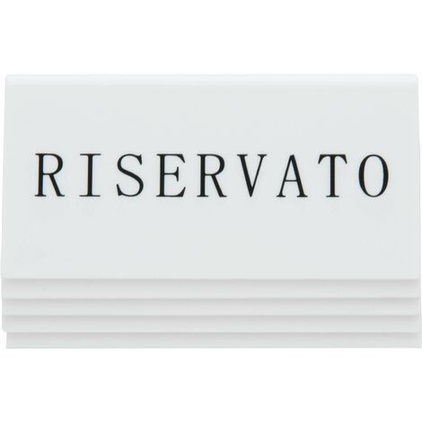 Set 5 Segnatavolo Riservato